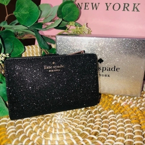 kate spade Handbags - Kate Spade Glitter Wallet With Box NWT​​​​​​​​​